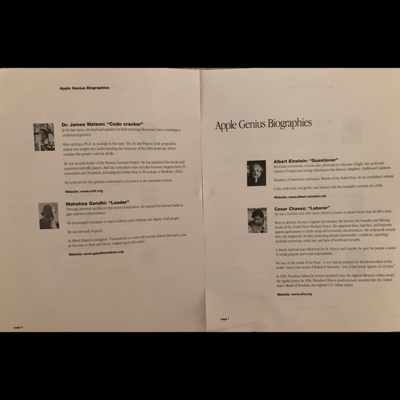 Apple Think Different Poster - Picture 2 of 2